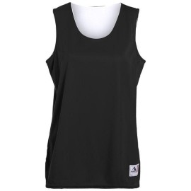 Ladies Wicking Polyester Reversible Sleeveless Jersey - gOLD WHITE - 2XL(D0102H7Y8gX)