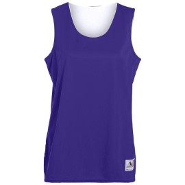 Ladies Wicking Polyester Reversible Sleeveless Jersey - gOLD WHITE - 2XL(D0102H7Y8PX)
