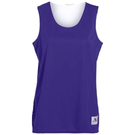 Ladies Wicking Polyester Reversible Sleeveless Jersey - gOLD WHITE - 2XL(D0102H7Y8AP)