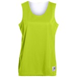 Ladies Wicking Polyester Reversible Sleeveless Jersey - gOLD WHITE - 2XL(D0102H7YZN2)