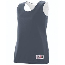 Ladies Wicking Polyester Reversible Sleeveless Jersey - gOLD WHITE - 2XL(D0102H7Y8RT)