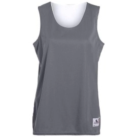 Ladies Wicking Polyester Reversible Sleeveless Jersey - gOLD WHITE - 2XL(D0102H7Y8RT)