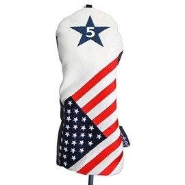 Usa 5 Metal Fairway Wood Headcover Patriot Golf Limited Edition Patriotic Head Cover