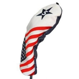 Usa 5 Metal Fairway Wood Headcover Patriot Golf Limited Edition Patriotic Head Cover