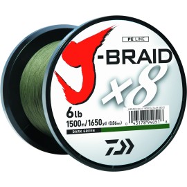 Daiwa Jbraidx8 Filler Spool Chartreuse Mono 15Lb150Ch