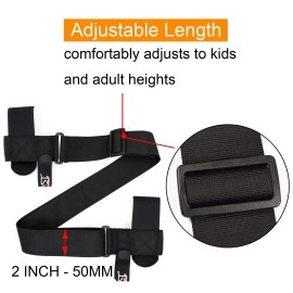 Yyst One Picece Adjustable Ski Shoulder Carrier Ski Shoulder Lash Handle Straps The Shoulder Strap Is Also A Boot Strap