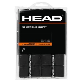 Head Xtreme Soft Overgrip Black 12Pack