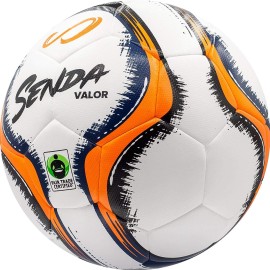 Senda Valor Premium Match Soccer Ball Fair Trade Certified Orangenavy Blue Size 5 Ages 13 Up