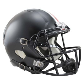 Ohio State Buckeyes Helmet Riddell Replica Full Size Speed Style Black Alternate