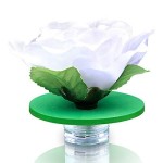 blinkee Fancy Floating White LED Rose by