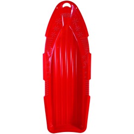 Esp 48 Sno Cruiser Toboggan Tworider Sled Tough Polyresin Diamondpolished Bottom Red