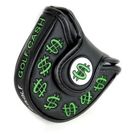 Cnc Golf Cash Money Black Mallet Putter Cover Headcover For Scotty Cameron Taylormade Odyssey 2Ball