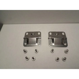 Coleman Replacement Cooler Hinges 2Pack Stainless Steel Hinges For Damaged Coleman Coolers 2 Steel Hinges 8 Mounting Scre