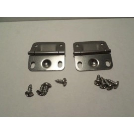 Coleman Replacement Cooler Hinges 2Pack Stainless Steel Hinges For Damaged Coleman Coolers 2 Steel Hinges 8 Mounting Scre