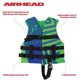 AIRHEAD Trend Type III Life Jacket, US Coast Guard Approved, Secure Fit Youth Life Jacket, Children 50-90 pounds