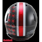 Ohio State Buckeyes Helmet Riddell Authentic Full Size Speed Style Black Alternate