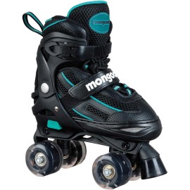 Mongoose Roller Skates For Girls Adjustable With Light Up Wheels Beginner Inline Skates Fun Illuminating For Kids Boys And Girls