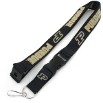 Aminco Ncaa Purdue Boilermakers Team Lanyard Black 24