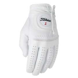 Titleist Perma Soft Golf Glove Mens Cadet Lh Pearl Whitesmall Worn On Left Hand