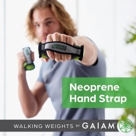 Gaiam Hand Weights For Women Men Soft Dumbbell Walking Hand Weight Sets With Hand Strap Walking Running Physical Therapy