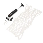 And1 Allinone Basketball Kit 8 Hand Pump 3 Inflation Needles Whistle And Basketball Net Black