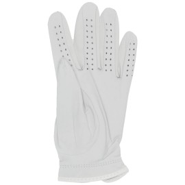 Titleist Perma Soft Golf Glove Womens Reg Lh Pearl Whitelarge Worn On Left Hand