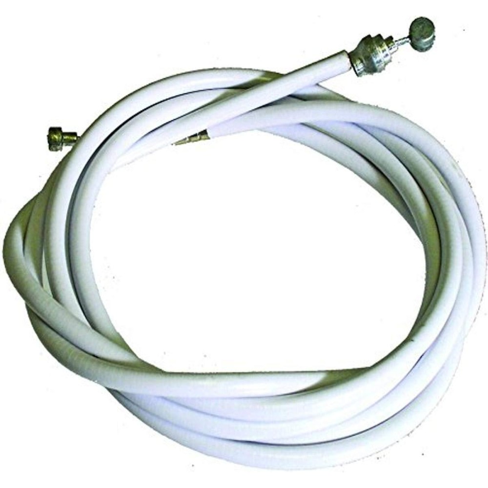 Action Slick Lined 2End Cable Brake White