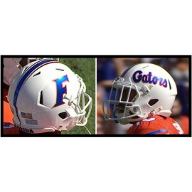 Florida Gators Deluxe Replica Speed Helmet - White 2015 - Special Order