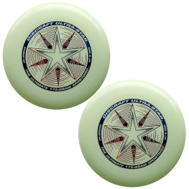 Discraft 175 Gram Ultra Star Sport Disc 2 Pack Glow Glow