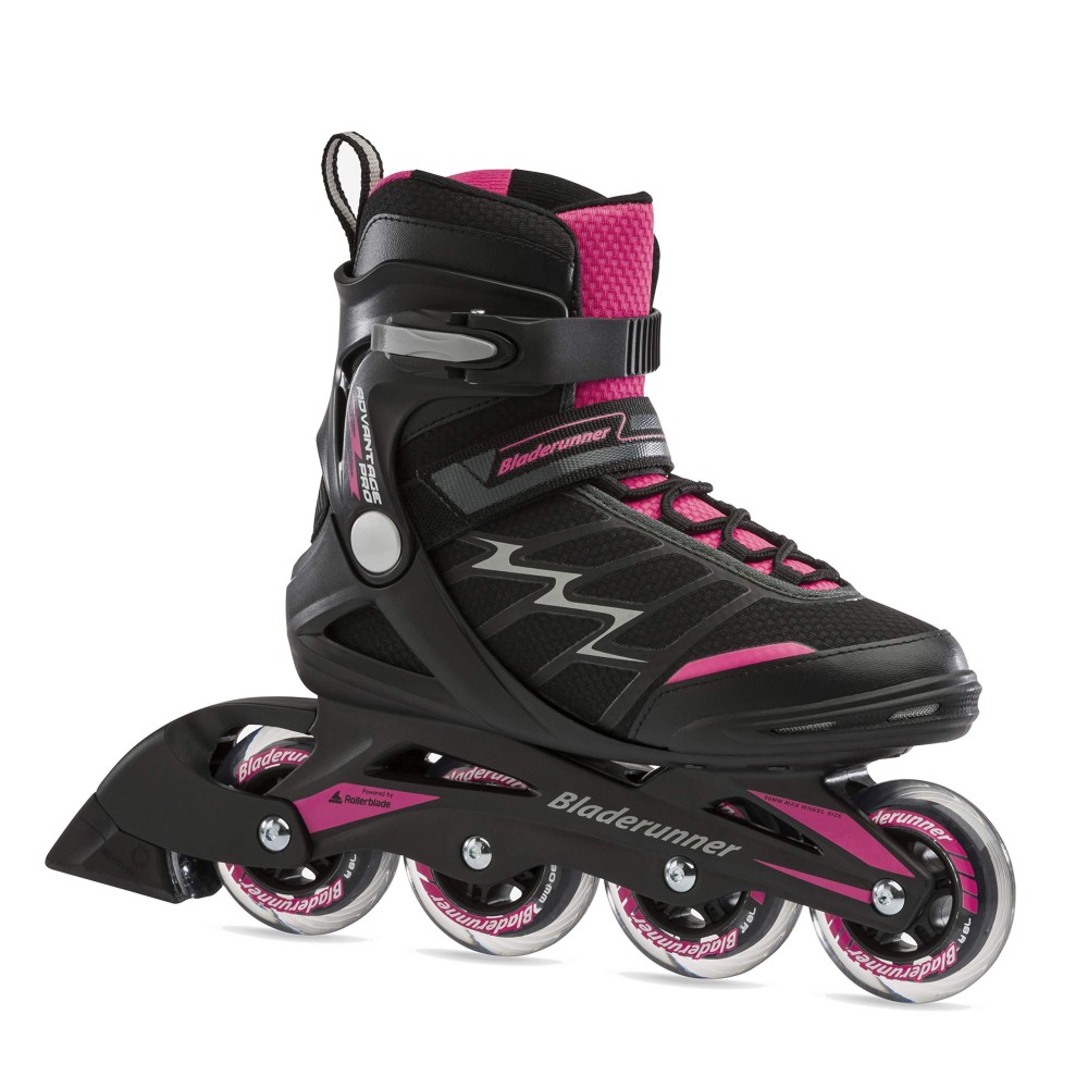 Bladerunner By Rollerblade Advantage Pro Xt Womens Adult Fitness Inline Skate Black And Pink Inline Skates 7