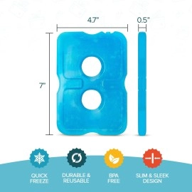 Healthy Packers Ice Packs For Lunch Boxes Coolers Freezer Packs Original Cool Pack Cooler Accessories For Beach Camping