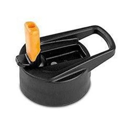 Ecovessel Replacement Kids Flip Straw Top Black With Orange Spout