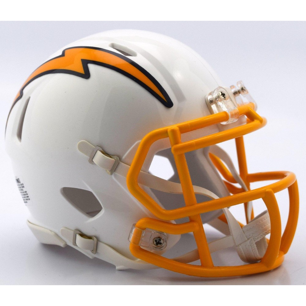 Nfl San Diego Chargers Helmet Mini Speedhelmet Replica Mini Speed Style Color Rush Team Colors One Size