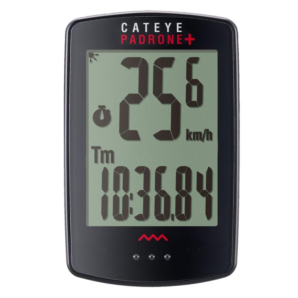 Cateye Padrone Plus Cycle Computer Black