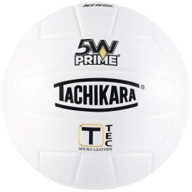 Tachikara 5Wprime Ttec Microfiber Volleyball White