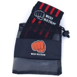 Wod Nation Wrist Wraps For Weightlifting 12 Professional Gym Wrist Straps Wthumb Loop Men Women Wrist Support Wraps For