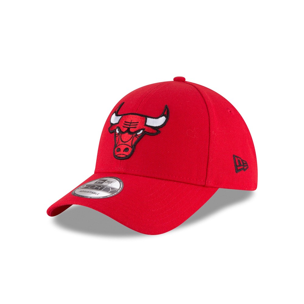 New Mens Era Nba Chicago Bulls The League 9Forty Adjustable Cap Red One Size