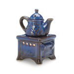 Koehler 10017714 5375 Inch Teapot Stove Oil Warmer Blue