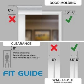 Ultimate Body Press Xl Doorway Pull Up Bar With Elevated Bar Adjustable Width