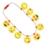 blinkee LED Emoji Faces String Lights Necklace