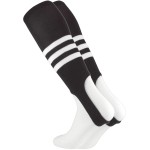 Tck Striped Baseball Stirrups Pattern B Blackwhite Large