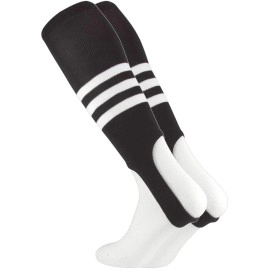 Tck Striped Baseball Stirrups Pattern B Blackwhite Large