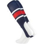 Tck Striped Baseball Stirrups Pattern E Navywhitescarlet Large