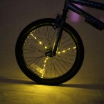 Brightz SpokeBrightz LED Bicycle Spoke Accessory Light (for 1 Wheel), gold