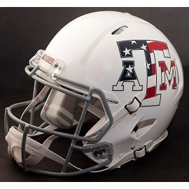 Texas A&M Aggies Revolution Speed Pro Line Helmet - Stars & Stripes - Special Order