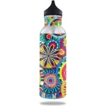 MightySkins BOKE12ST-Flower Wheels Skin for BottleKeeper 12 oz Standard Wrap Cover Sticker - Flower Wheels