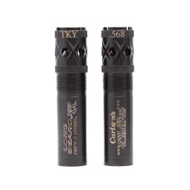 Carlsons Choke Tubes 20 Gauge Compatible For Beretta Benelli Mobil Turkey 0568 Diameter Blued Steel Long Beard Turkey