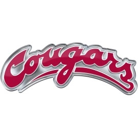 Fanmats 60666 Washington State Cougars Heavy Duty Aluminum Embossed Color Emblem Auto Emblem Decal Alternate