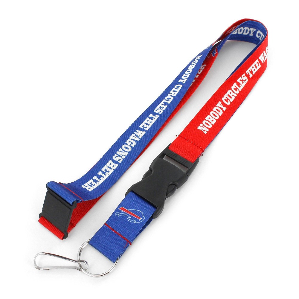 Aminco NFL Buffalo Bills Slogan Lanyard, Blue, 22 inch