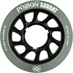 Atom Poison Savant Derby Roller Skate Wheels Black